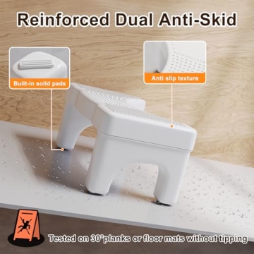 Premium Toilet Stool Squat for Adults and Kids - Portable Solution