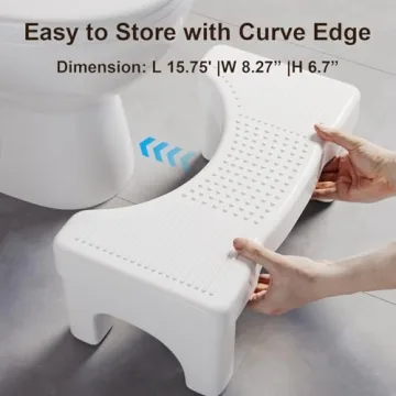 Premium Toilet Stool Squat for Adults and Kids - Portable Solution