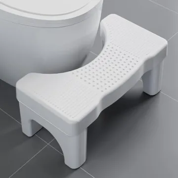 Premium Toilet Stool Squat for Adults and Kids - Portable Solution