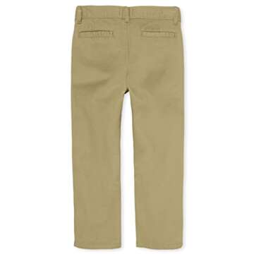The Children's Place boys Chino Pants, Flax, 8