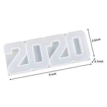 LET'S RESIN 2020 Sign Molds for Holiday and Graduation Crafts