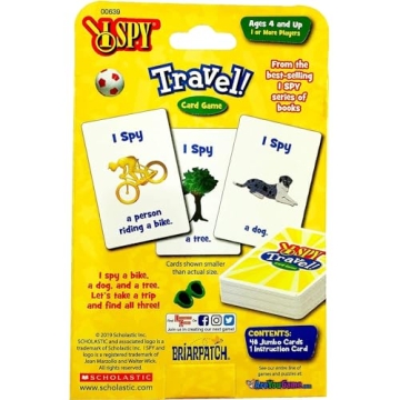 Briarpatch SPY Travel Card Game Fun for Kids 4+