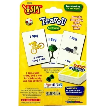 Briarpatch SPY Travel Card Game Fun for Kids 4+