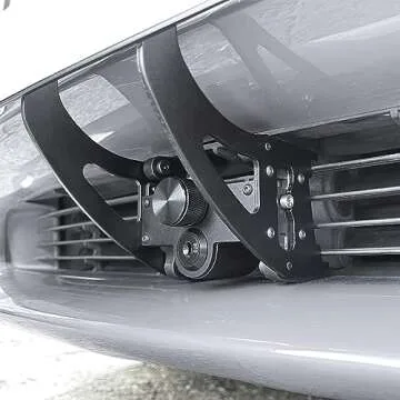 The Original Lockable License Plate Holder for 2020-2024 Tesla Model Y, Front License Plate Bracket Mounting Kit with Anti-Theft Features, No Adhesives License Frame (Streamlined Gen2 Design)