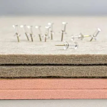 Lightomorrow 48 x 36 Felt Bulletin Board for Home