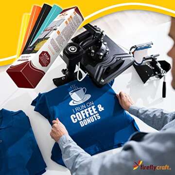 Firefly Craft Heat Transfer Vinyl Sheets - Versatile & Easy to Use