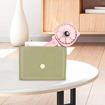 TriPole Mini Handheld Fan 2600mAh Battery Operated Fan 3 Speed Adjustable USB Rechargeable Small Portable Personal Fan Foldable Stroller Desk Table Fan for Kids Girls Woman Home Office Outdoor Travel