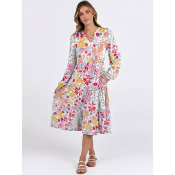 ANRABESS Long Sleeve Dress for Women Spring Fashion