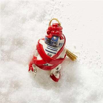 Lenox 894191 Star Wars R2-D2 Ornament, Christmas