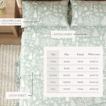 Great Bay Home Flannel Sheet Set - Ultimate Comfort - Full Size