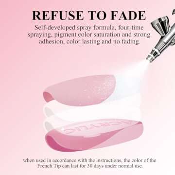 White French Tip Press-On Nails | Jofay Fashion | 320Pcs