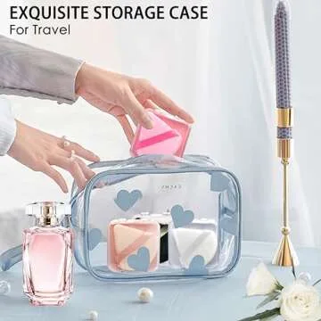 8 Pieces Triangle Powder Puff with 4 Travel Cases, Triangle Makeup Puff, Powder Puffs, Reusable Velour Cosmetic Foundation Blender Sponge for Loose Powder Body Powder, Beauty Makeup Tools (4 colors)