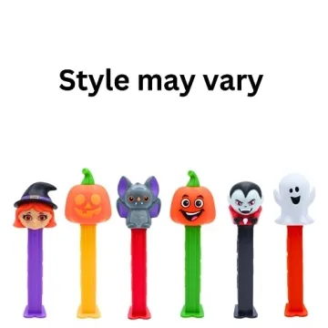 PEZ Halloween Candy Dispensers Pack of 3 Fun Designs