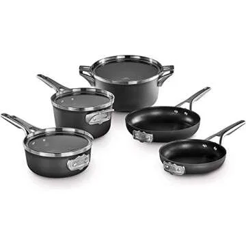 Calphalon Nonstick Cookware Set, 8 Pc, Black