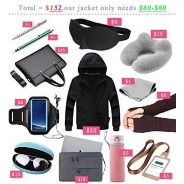 Bombax Lightweight Travel Jacket with 10 Pockets