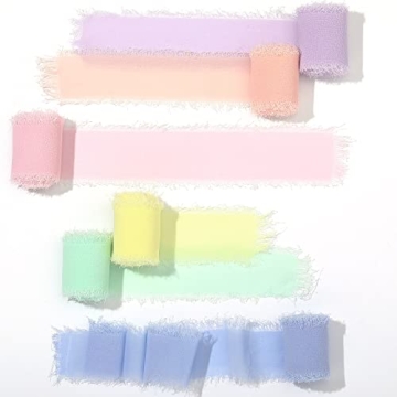 Handmade Fringe Chiffon Silk Ribbon for Crafts and Gifts