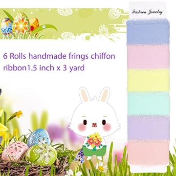 Handmade Fringe Chiffon Silk Ribbon for Crafts and Gifts