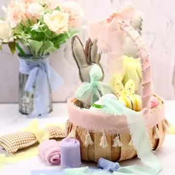 Handmade Fringe Chiffon Silk Ribbon for Crafts and Gifts