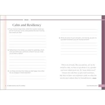 52-Week Mental Health Journal: Guided Prompts and Self-Reflection to Reduce Stress and Improve Well-Being
