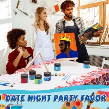 Yeaqee Sip and Paint Kit for Romantic Date Nights