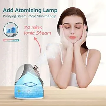 Newbealer Facial Steamer for Deep Cleaning and Relaxation