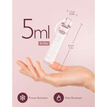 Momcozy Colostrum Collector Reusable Breast Milk Collector, Portable Colostrum Container Can be Feeding Baby, Multi-Use Collector BPA Free, 5ml-2pcs