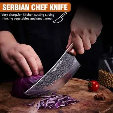 Naitesen 4PCS Butcher Knife Set for Gift Giving