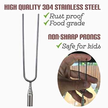 Kooalo Roasting Sticks - Premium Extendable Marshmallow Smores Roasting Sticks for Fire Pit