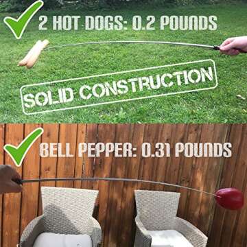 Kooalo Roasting Sticks - Premium Extendable Marshmallow Smores Roasting Sticks for Fire Pit