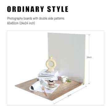 2-Sided Photo Backdrop Boards for Professional Photography