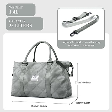 Durable Travel Duffel Bag for Gym and Weekend Getaways