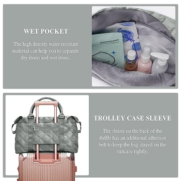 Durable Travel Duffel Bag for Gym and Weekend Getaways