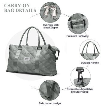Durable Travel Duffel Bag for Gym and Weekend Getaways
