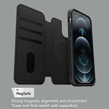 OtterBox Detachable Folio Wallet for MagSafe - Black