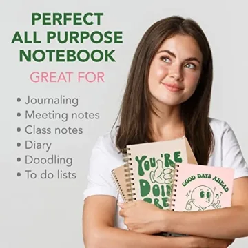 Stylish A5 Notebooks for School and Work - 4 Pack