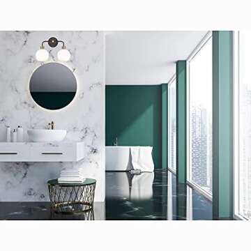 Linea di Liara Lukasa Modern Bathroom Vanity Light Fixtures for Chic Decor