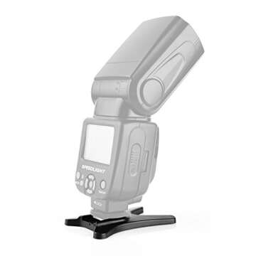 Anwenk Camera Flash Stand - Hot Shoe Mount for Photography Gear, 4 Pack