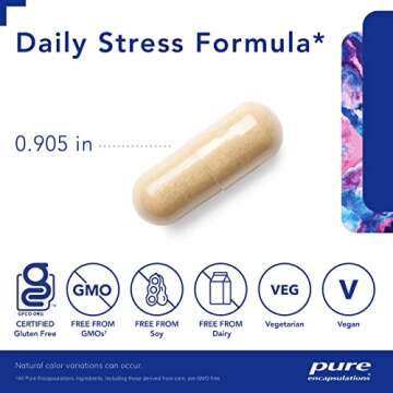 Daily Stress Formula by Pure Encapsulations | 90 Capsules