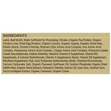 Castor & Pollux Pristine Grain Free Grass-Fed Lamb, Carrot & Apple Stew Canned Dog Food, (12) 12..7oz cans