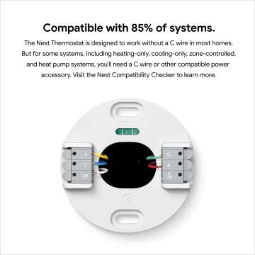 Google Nest Smart Wifi Thermostat - Home Temperature Control