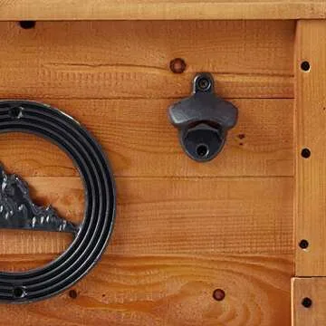 Rustic 45 Qt Outdoor Beverage Cooler for Stylish Gatherings