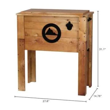 Rustic 45 Qt Outdoor Beverage Cooler for Stylish Gatherings