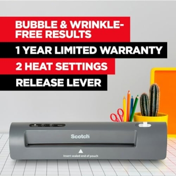 Scotch Thermal Laminator Bundle, Laminate Up to 9 Wide