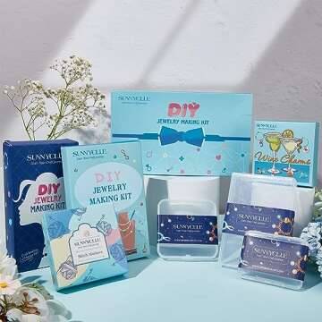 SUNNYCLUE 1 Box 48Pcs 8 Styles Black White Bow Charms Bulk Bowknot Charms Mini Enamel Pearl Flower Bows Tie Romantic Valentine Floral Charm for Jewelry Making Charms Women DIY Necklaces Earrings