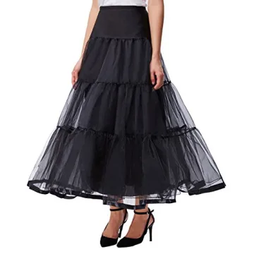GRACE KARIN Women's Ankle Length Bridal Petticoat