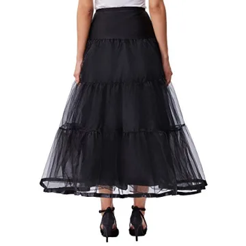 GRACE KARIN Women's Ankle Length Bridal Petticoat