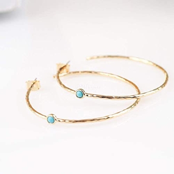Elegant 14K Gold-Plated Dainty Hoop Earrings - Perfect Gift