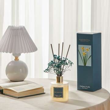 Cocorrína Reed Diffuser: Cashmere Vanilla Scent