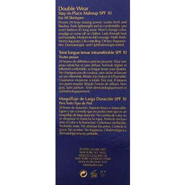 Estee Lauder Double Wear Stay-in-Place Makeup SPF 10 3w1 Tawny, 1.0 Ounce