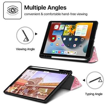 TNP iPad Protective Case with Pencil Holder - Slim & Stylish